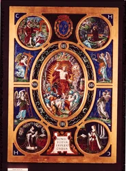 Altarpiece of Sainte-Chapelle, Depicting the Resurrection, Enamelled by Leonard Limosin